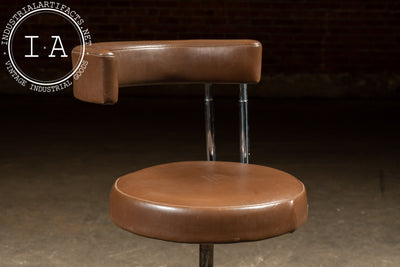Modernist Dental Exam Chair by Dentsply in Brown