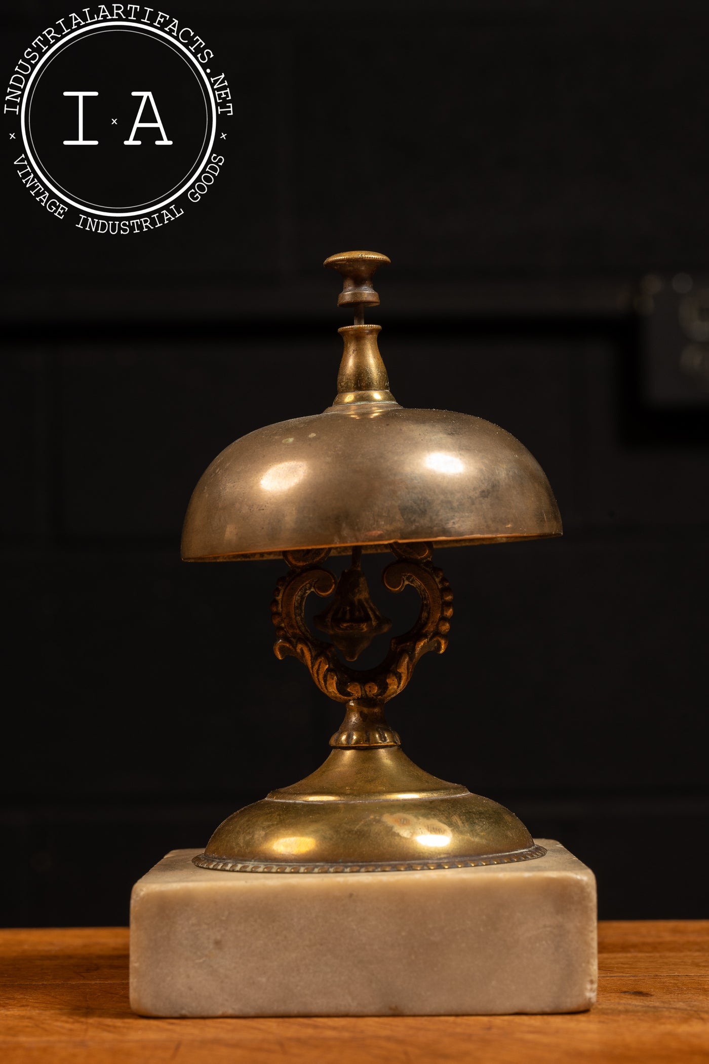 Antique Brass Valet Bell