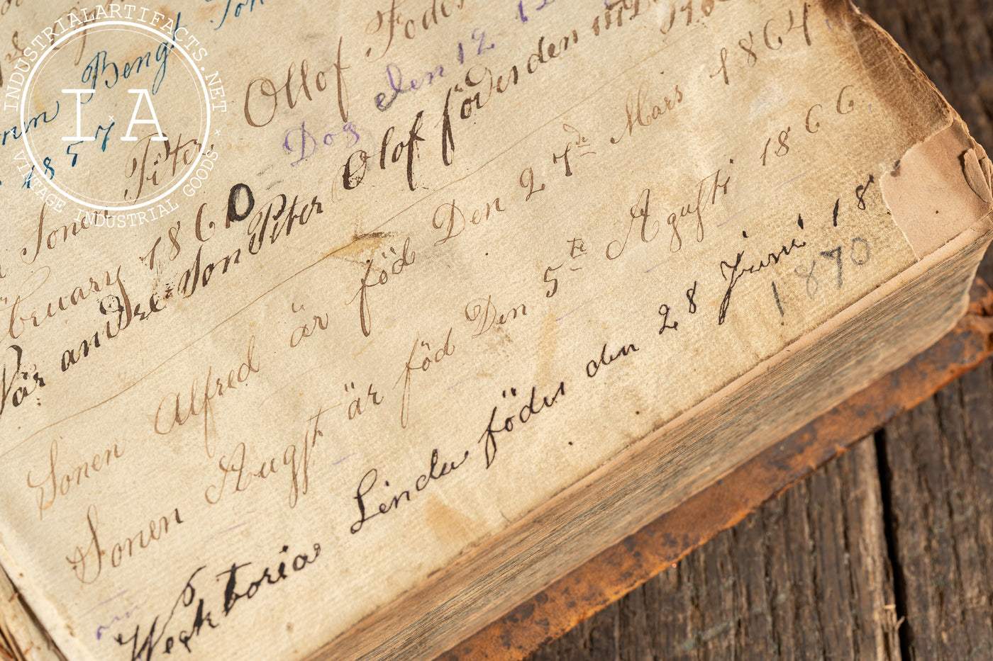 Mid-19th Century Swedish Devotional Bible by Anders Nohrborg