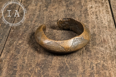 19th Century African Bronze Tribal Currency Bracelet