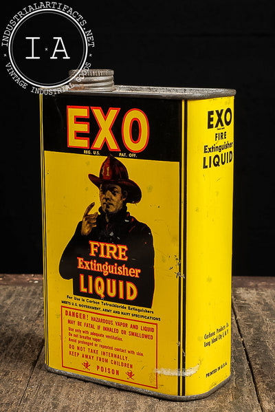 EXO Fire Extinguisher Liquid One Quart Tin