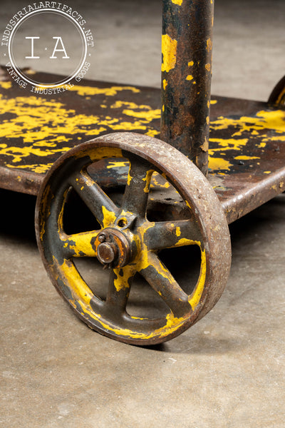 Original Industrial Steel Rolling Die Cart