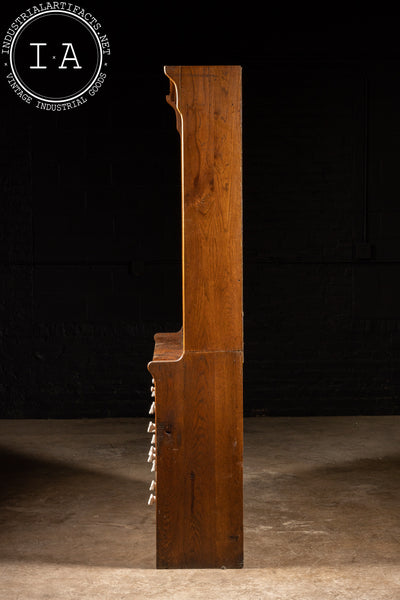 Early American Wooden Apothecary Hutch