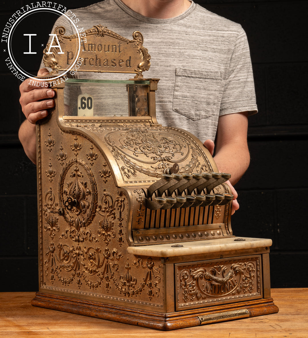 Early 20th Century No. 313 National Cash Register – Industrial