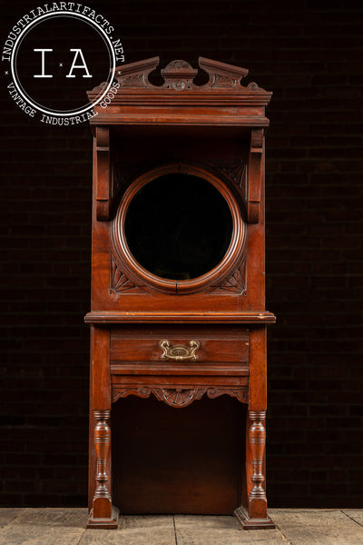 Late 19th Century Victorian Shaving Stand Cabinet
