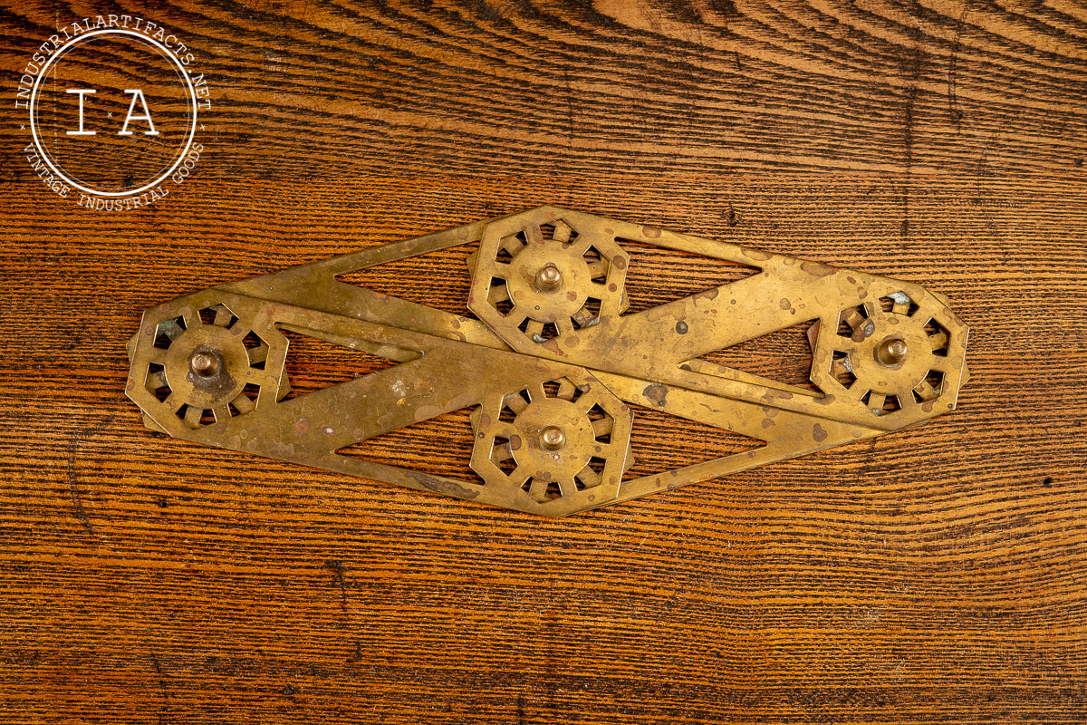 Vintage Brass Folding Trivet