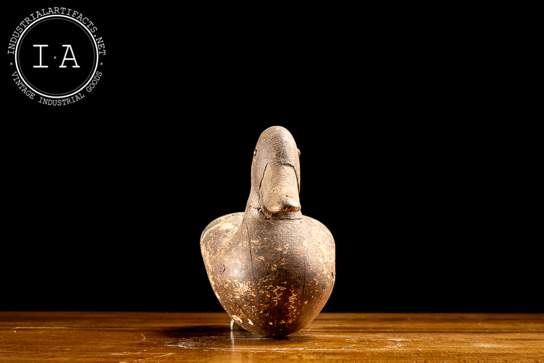 Antique Hand Carved Wooden Duck Decoy