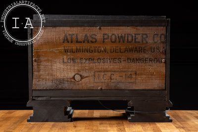 Underwood Portable Lighted Glass Sign