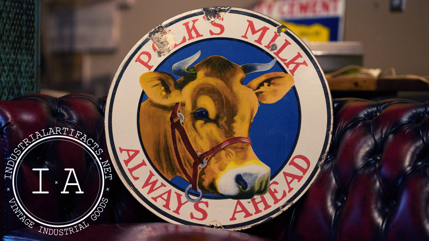 DSP Polk's Milk Advertising Sign