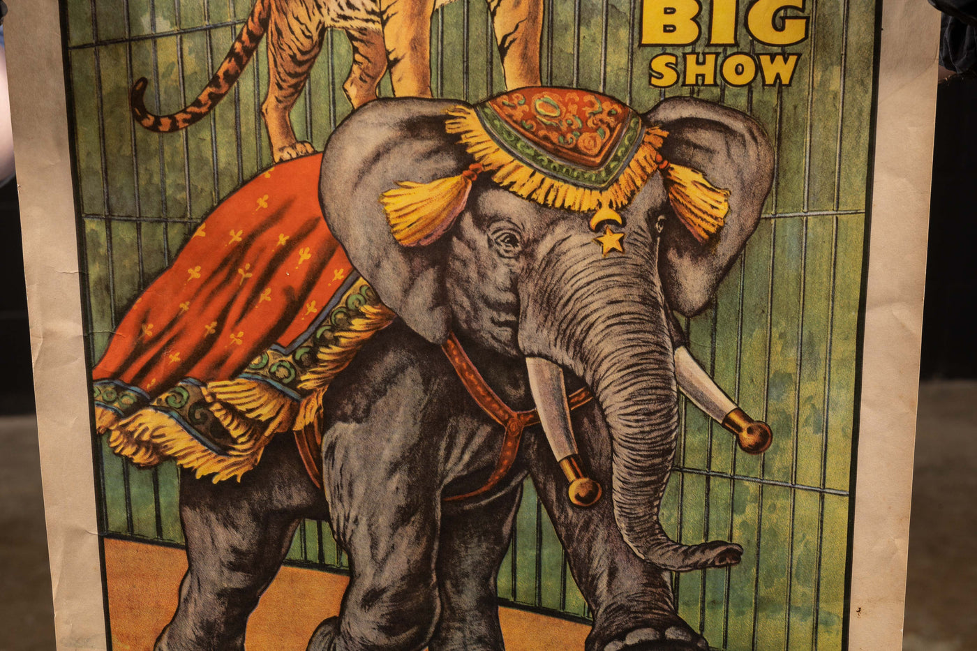 c. 1960 Al G. Barnes Wild Animal Circus Poster