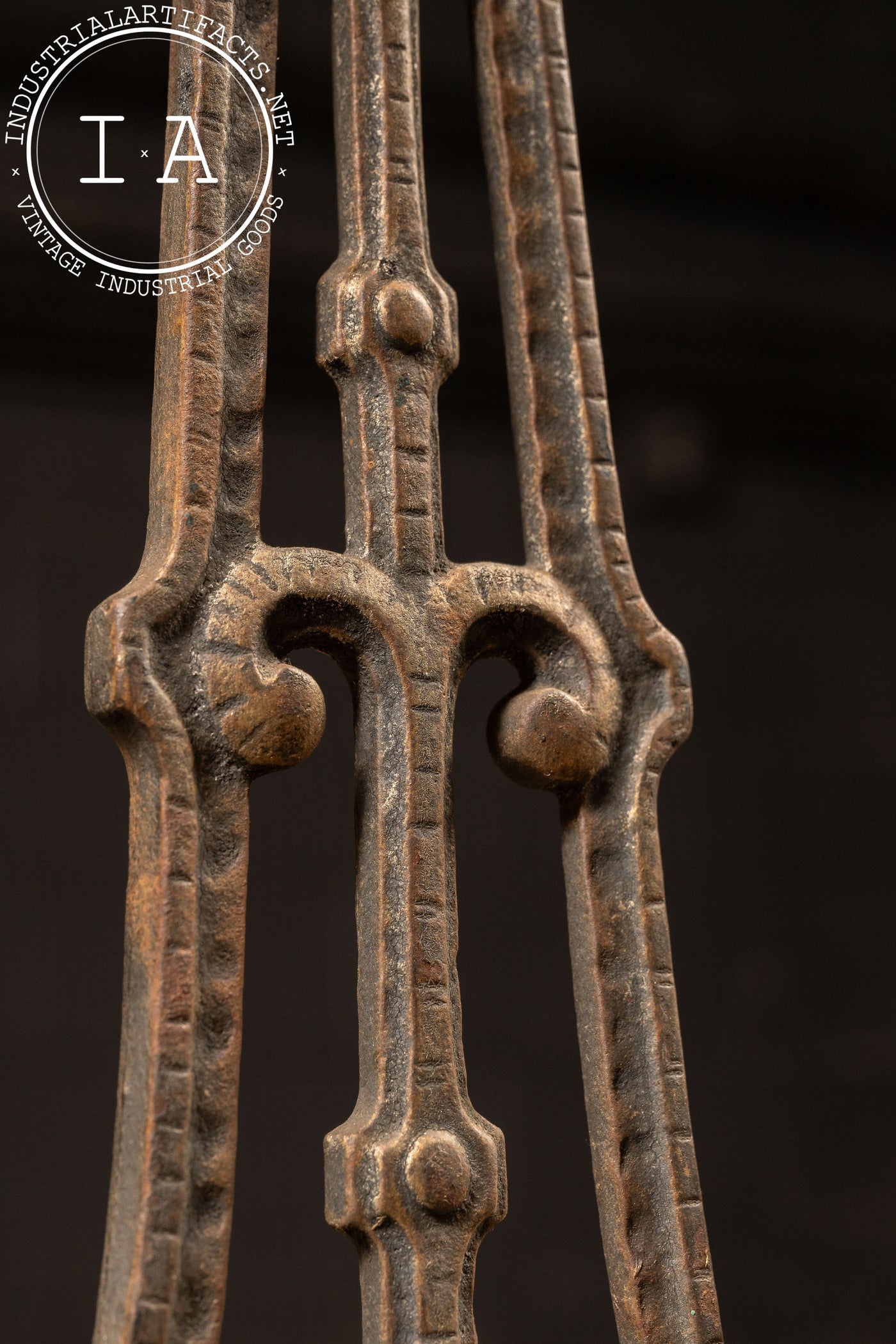 Early 20th Century Cast Iron Ashtray Stand