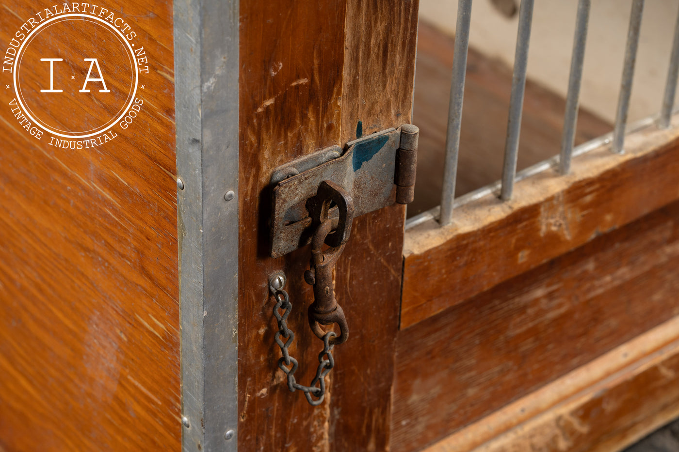 Vintage Wooden NYC Dog Pound Kennel by Kroyer Crates