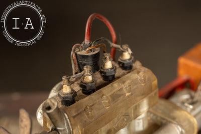 Vintage German Educational Engine Demonstrator Model by Gescha