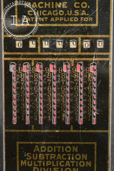 Antique Baby Calculator Pocket Adding Device