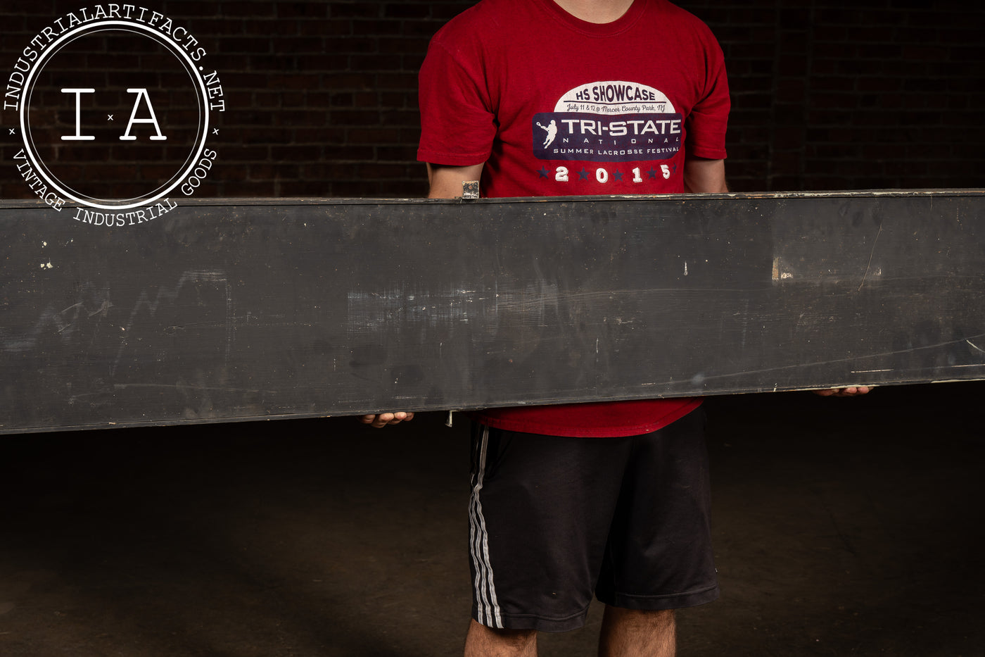 Antique Hand-Carved "Bookhout Funeral Home" Painted Wood Sign