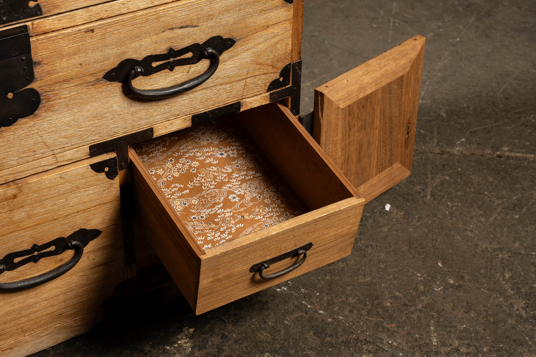 Late 19th Century Japanese Kaidan Tansu Step Chest – Industrial