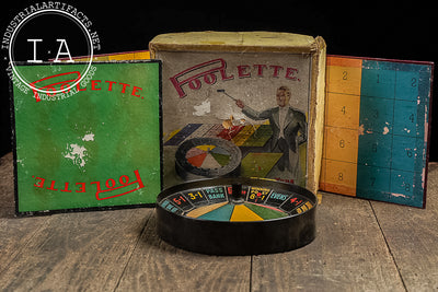 Antique Poolette Game Set with Original Box