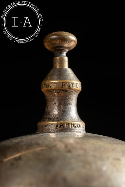 Late 19th Century Ornate Brass Call Bell