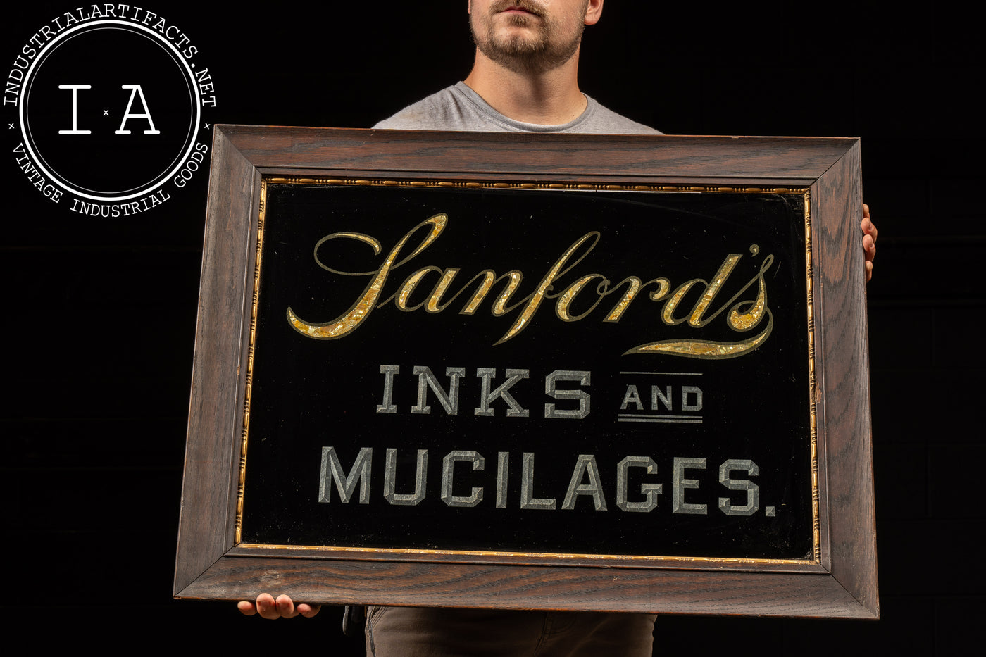 Antique ROG Sanford's Inks ROG Sign