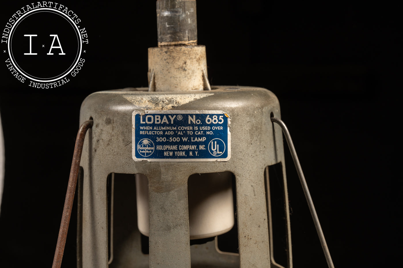 Holophane “Lobay” No. 685 Industrial Pendant Light