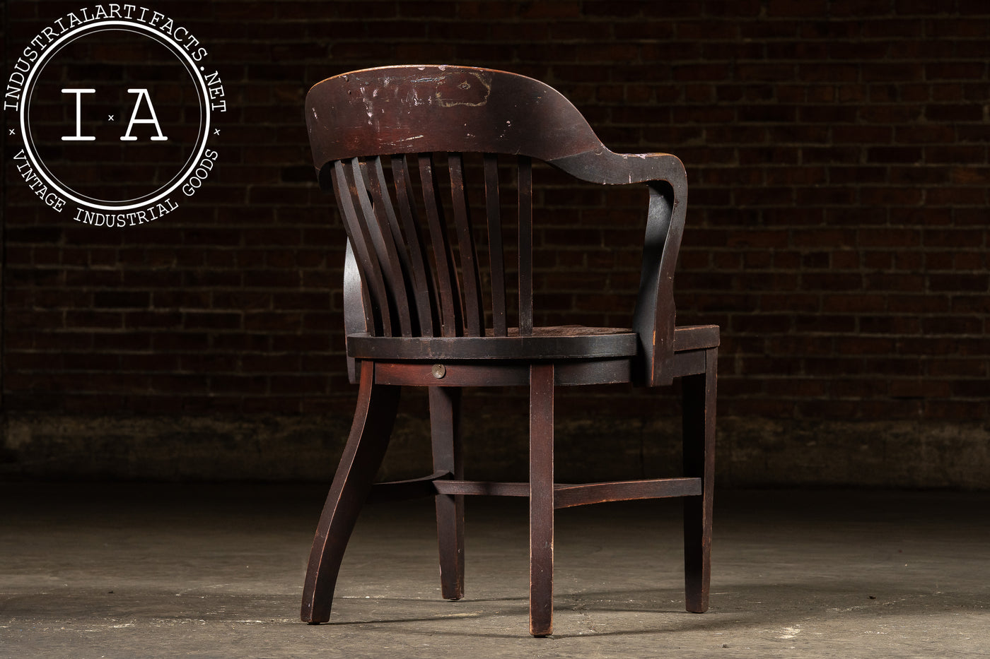 Early 20th Century Banker’s Armchair