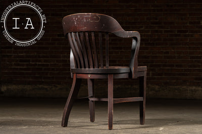 Early 20th Century Banker’s Armchair