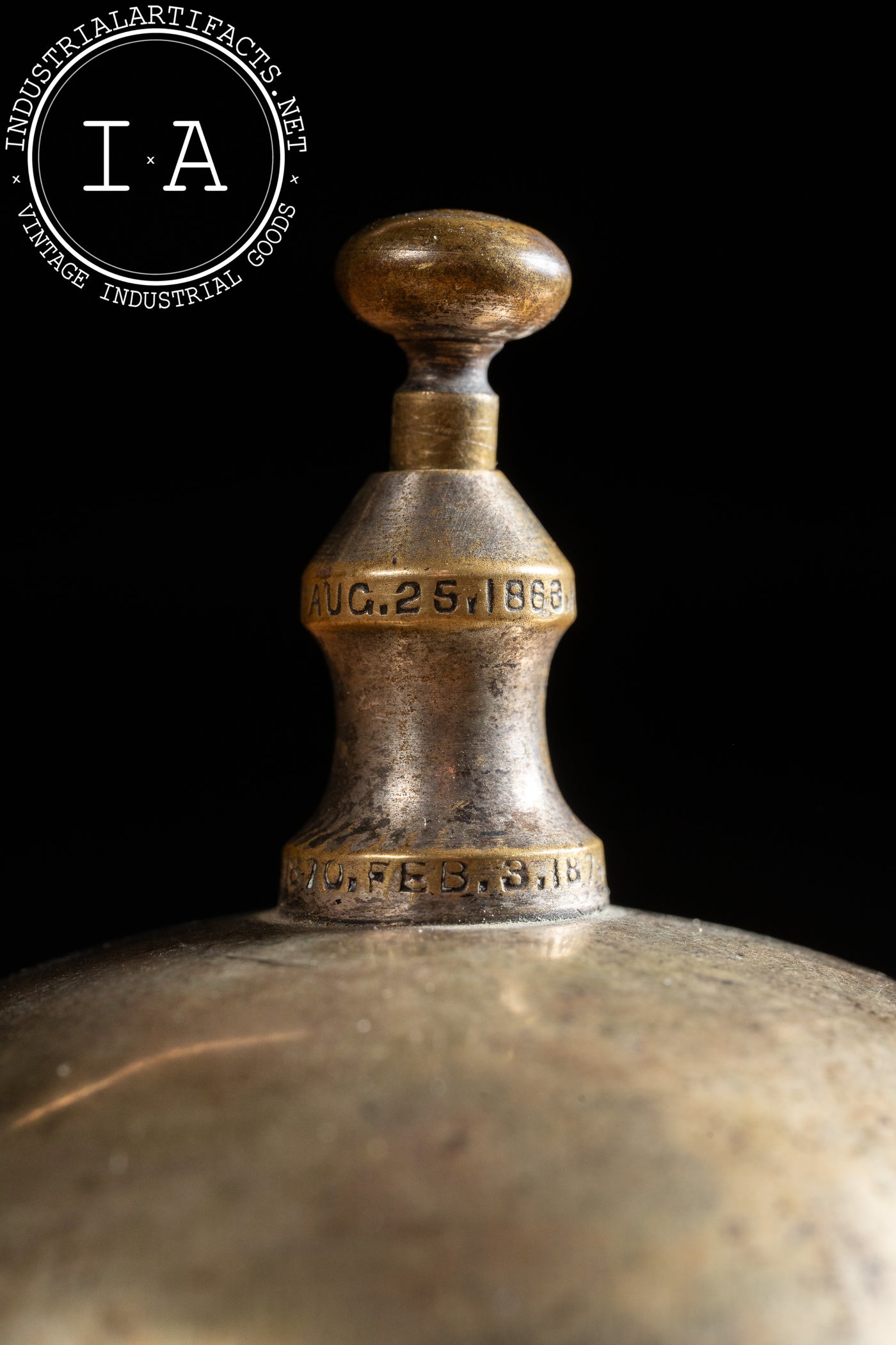 Late 19th Century Ornate Brass Call Bell