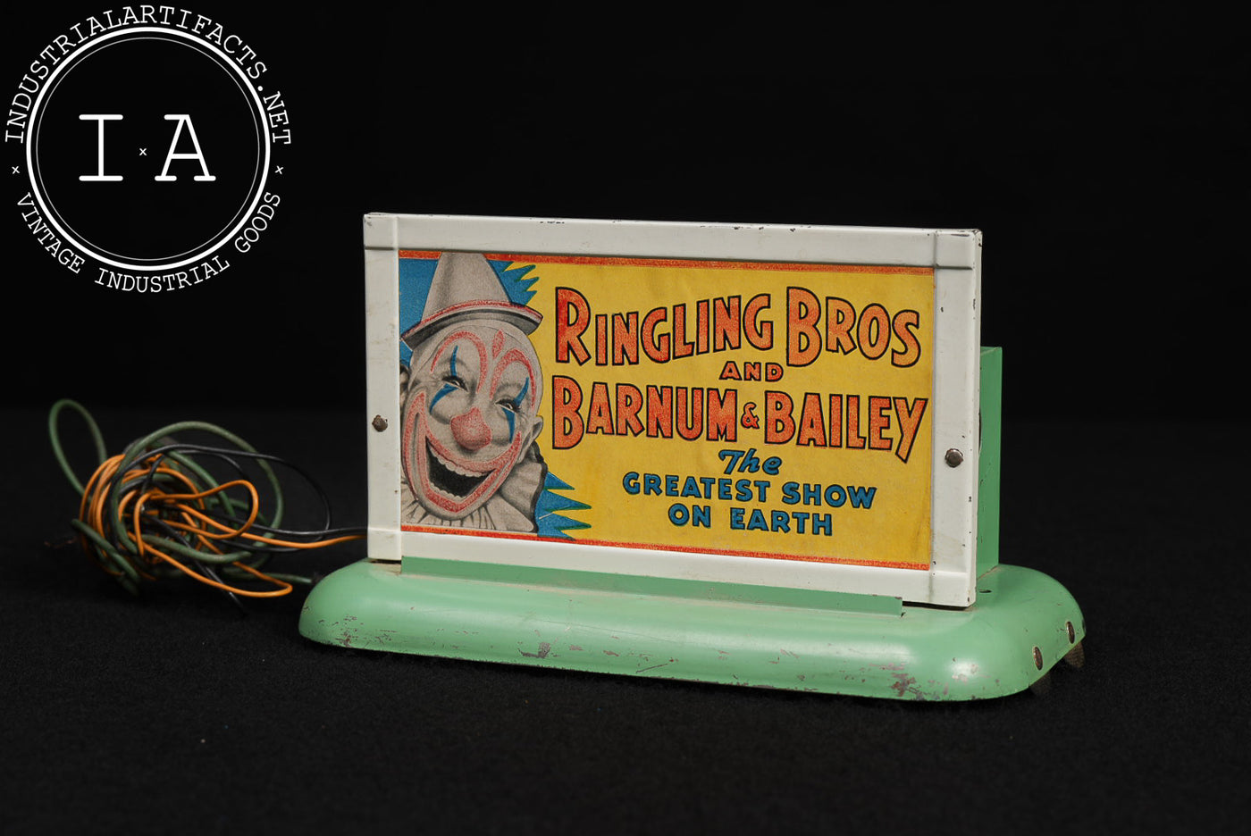 Vintage Ringling/Barnum & Bailey O-Scale Lighted Billboard by American Flyer