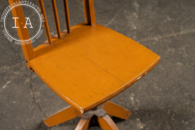 Mission-Style Children's Swivel Dining Chair