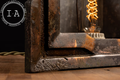 Japanned Copper C.E.S.A. Industrial Inspection Lamp