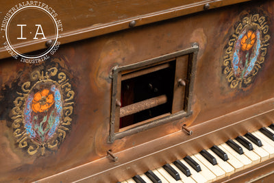 Vintage Figural Brass Piano Sound and Light Stage Prop