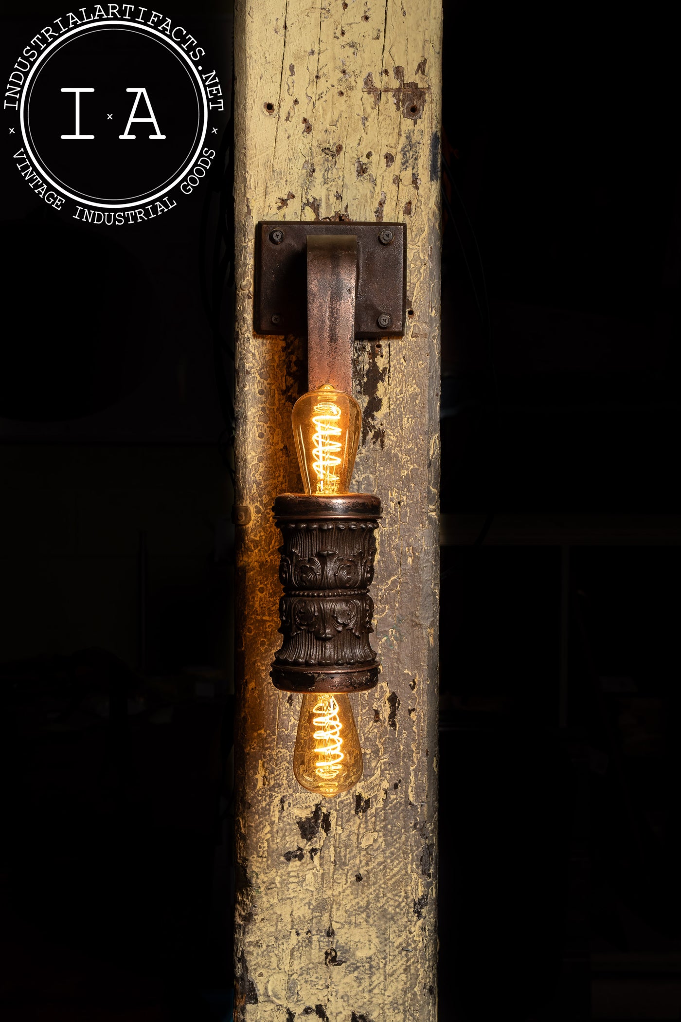 Early 1900s Greek-Inspired Copper Sconce