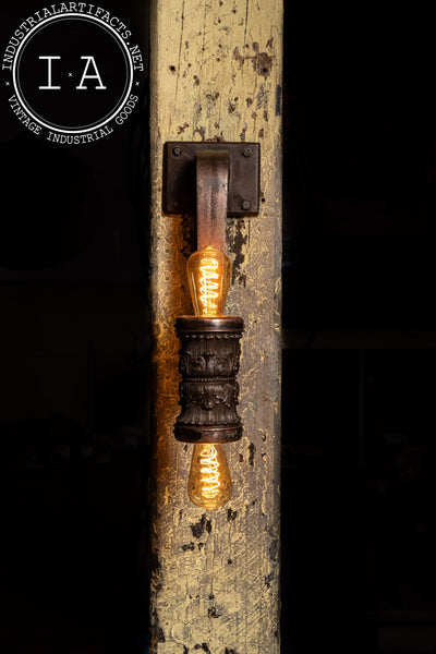 Early 1900s Greek-Inspired Copper Sconce