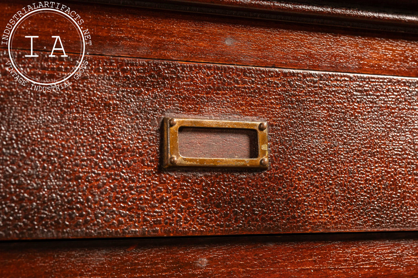 Vintage Mahogany Flat File Cabinet