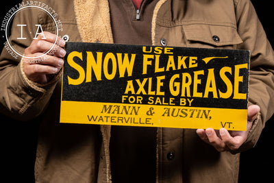 Snow Flake Axle Grease Cardstock Ad