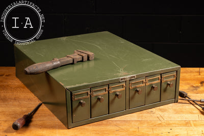 Vintage Industrial 6-Tray-Drawer Cabinet by Paragon