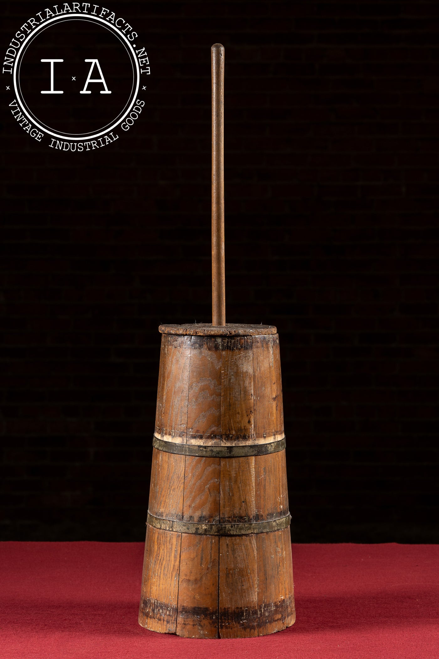 Early 20th Century No. 1 5-Gal. Butter Churn by Standard Churn