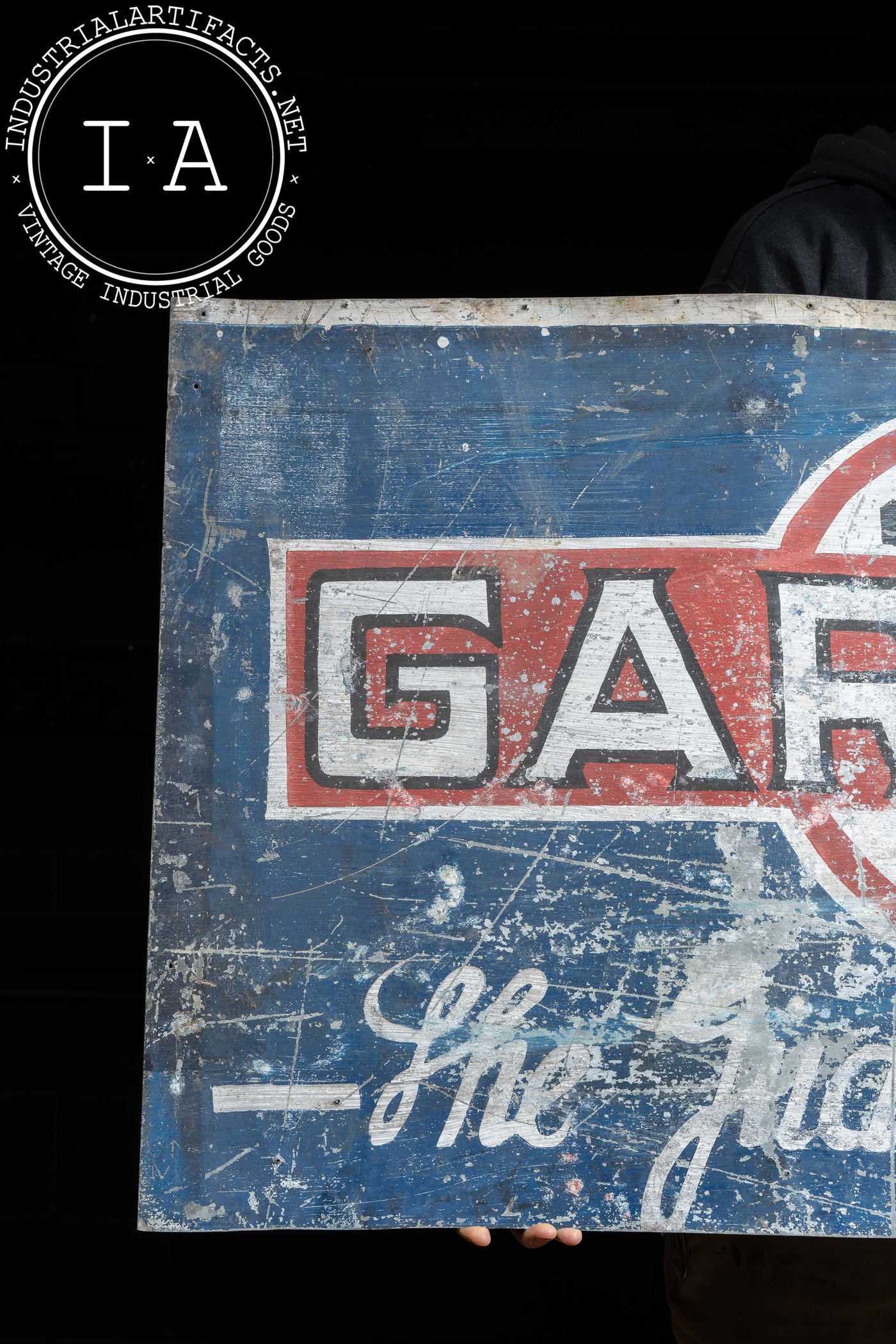 Antique Gardner Motor Car Painted Tin Sign
