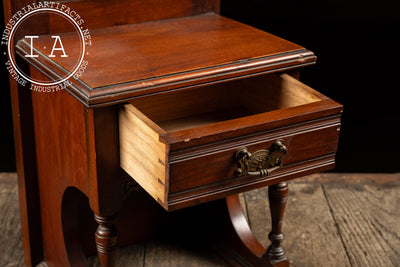 Late 19th Century Victorian Shaving Stand Cabinet