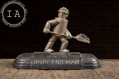 Vintage Promotional Iron Fireman Ashtray