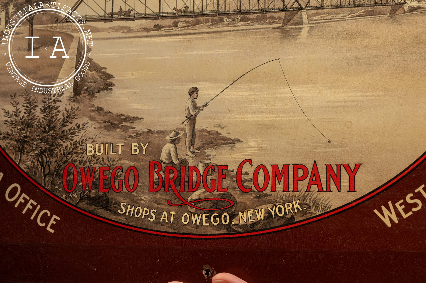 Antique Owego Bridge Co. TOC Sign