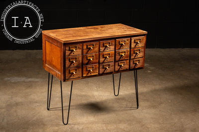 Mid Century Card Catalog