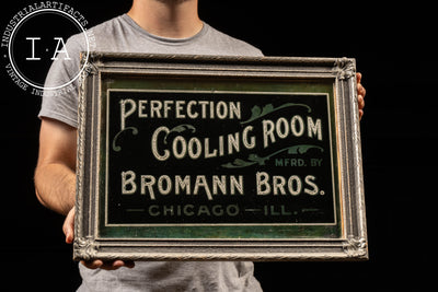 Early 20th Century Bromann Bros. ROG Foil Sign