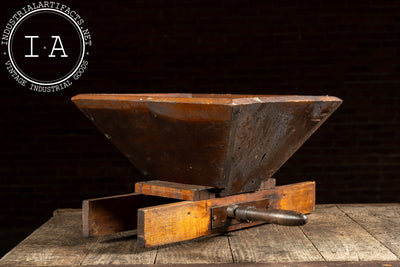 Antique Wooden Grape Crusher