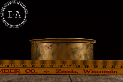 19th Century Brass Railroad Spittoon by Bernard & Frank