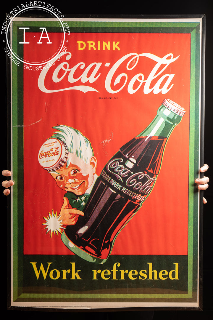 コカ・コーラ - 1955 &amp; 1956 Coca-Cola framed poster ad $_57.JPG?set_id=880000500F