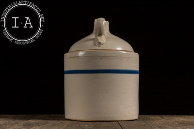 Early 20th Century 2-Gal. Stoneware Crock by Blue Band