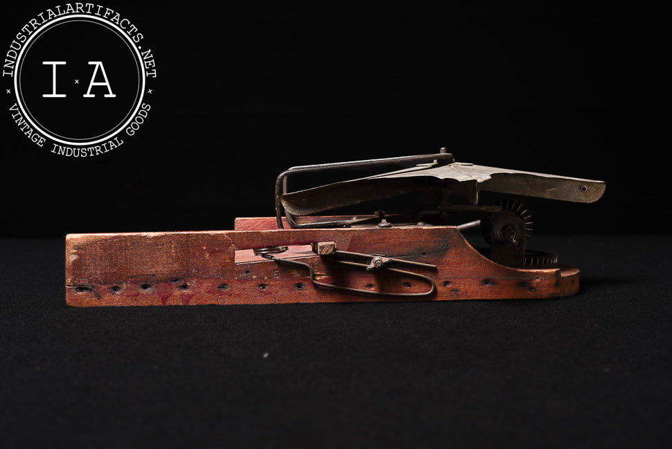 Early 20th Century Hand-Crank Seed Spreader by Cyclone