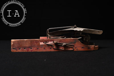 Early 20th Century Hand-Crank Seed Spreader by Cyclone