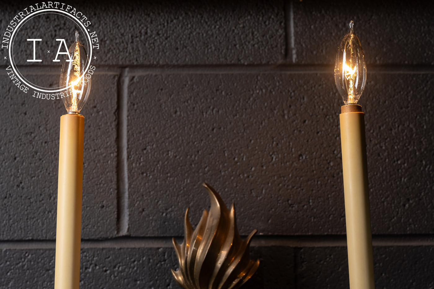 Early 20th Century Empire Revival Bronze Two-Light Wall Sconce